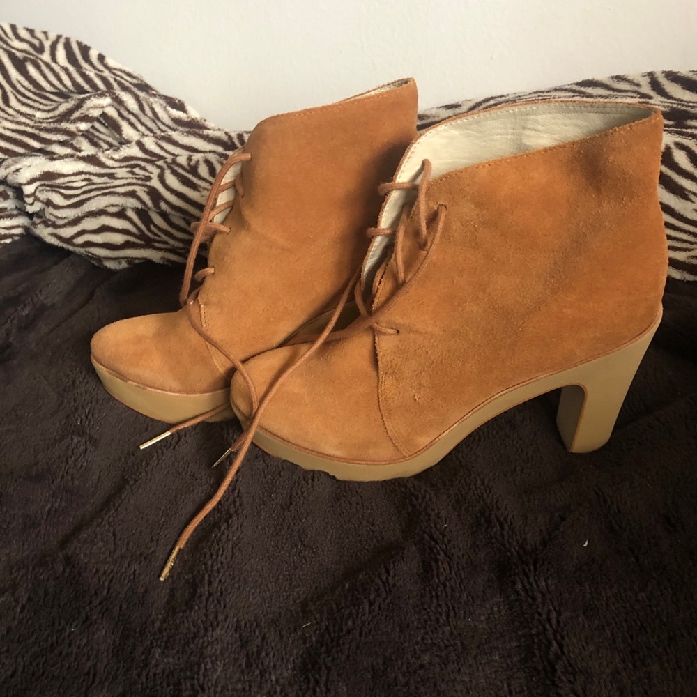 Michael Kors suede lace up boots sz 7.5 - Picture 8 of 8